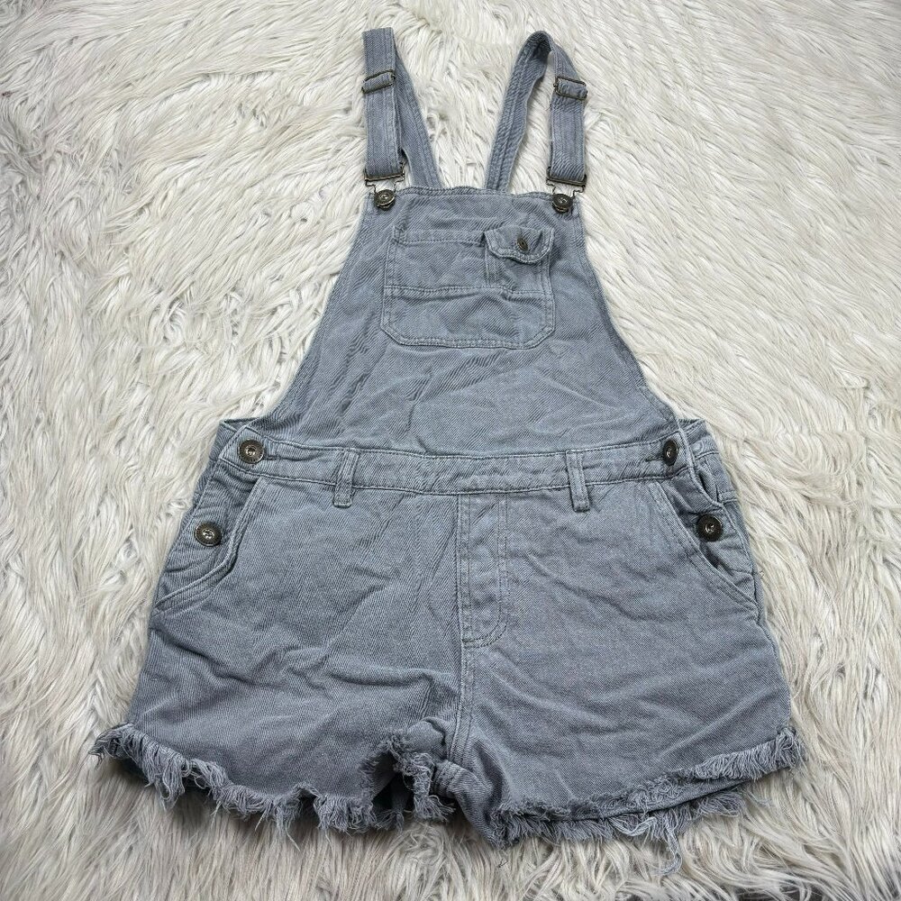 O'Neill Gray Denim Overall Shorts‎ / Shortalls